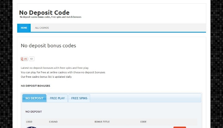 free spins no deposit