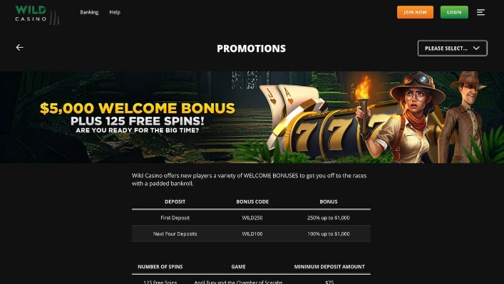 Casino bonuses